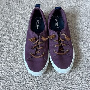 Sperry Women’s Purple Maroon Boat Shoe Top Sider Shoes